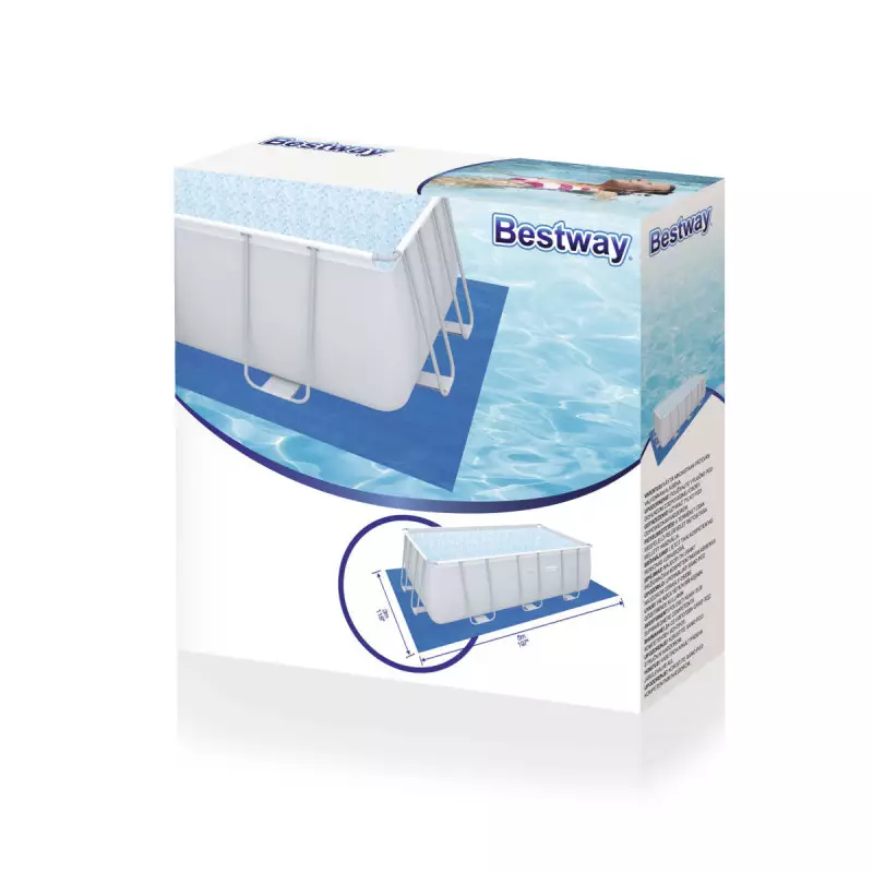 Tapis de sol pour piscine BESTWAY rectangulaire