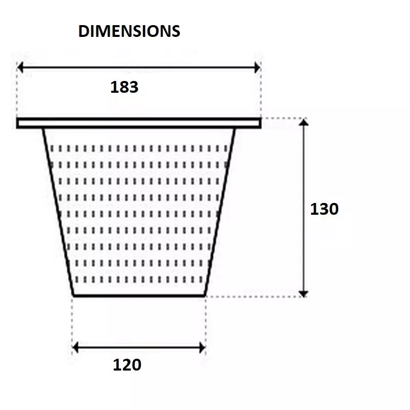 Panier avec anse skimmer COFIES