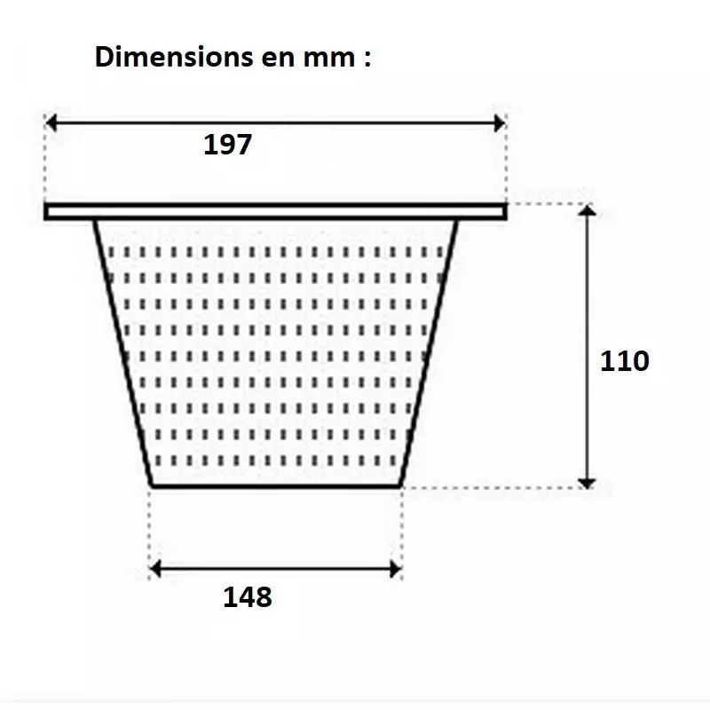 Panier skimmer WELTICO