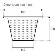 Panier de skimmer GM Standard Liner/Béton + anse (ASTRALPOOL)