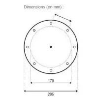 Couvercle + joint pour filtre CANTABRIC (ASTRALPOOL)