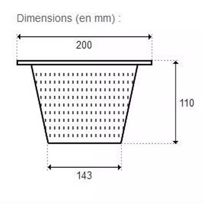 Panier skimmer piscine hors-sol SL-101-HS, l'unité - LA CENTRALE PRO