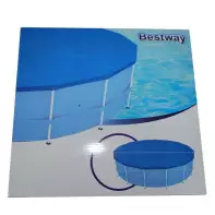 bâche d'hiver pour piscine autoportée Bestway 4.57  de diamètre