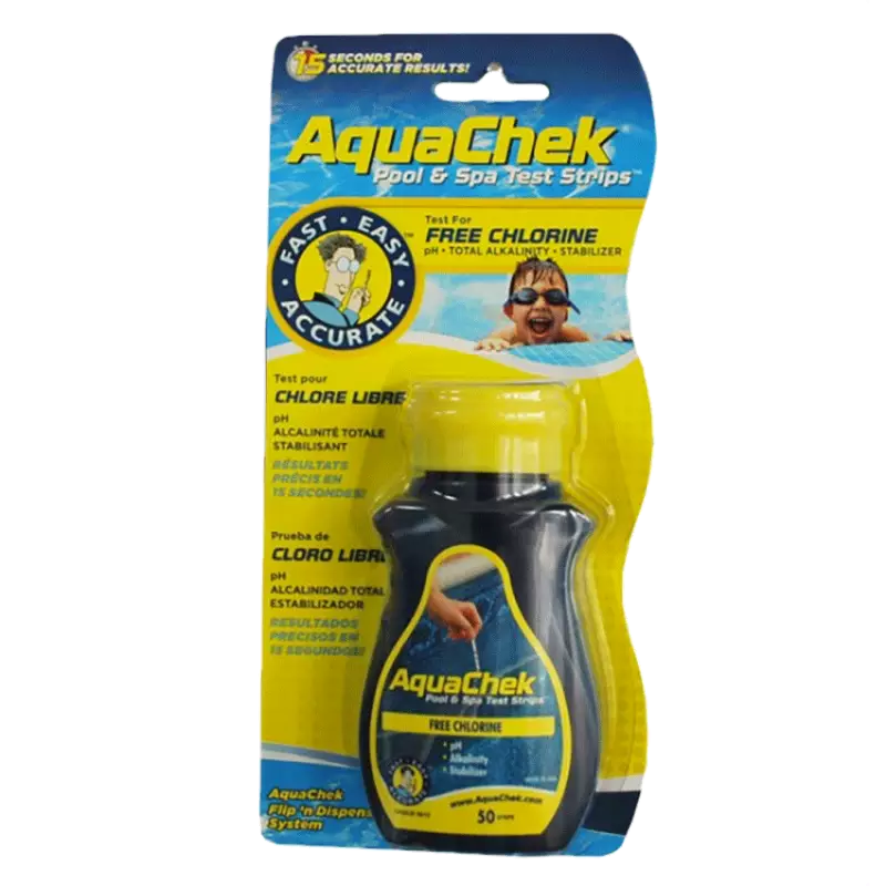 Aquachek Free Chlorine 50 bandelettes