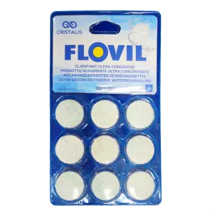 Flovil - Clarifiant ultra-concentré - 9 pastilles