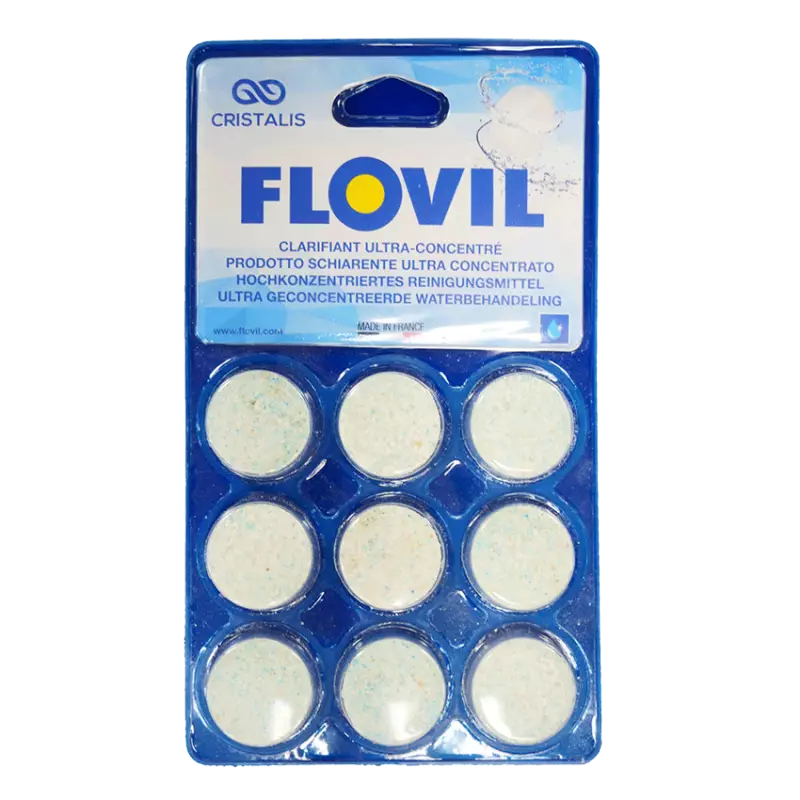 Flovil - Clarifiant ultra-concentré - 9 pastilles