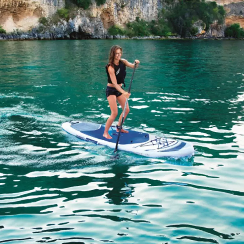 Paddle SUP Oceana 305 x 84 x 12 cm transformable en kayak avec siège, cale-pieds, rame et pompe