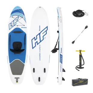 Paddle SUP Oceana 305 x 84 x 12 cm transformable en kayak avec siège, cale-pieds, rame et pompe