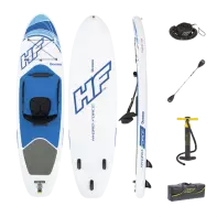 Paddle SUP Oceana 305 x 84 x 12 cm transformable en kayak avec siège, cale-pieds, rame et pompe