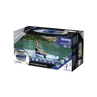 Paddle SUP Oceana 305 x 84 x 12 cm transformable en kayak avec siège, cale-pieds, rame et pompe