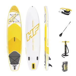 Paddle SUP gonflable Aqua Cruise Tech Set Hydro Force™ 320 x 76 x 15 cm, pompe, sac à dos, leash, pagaie