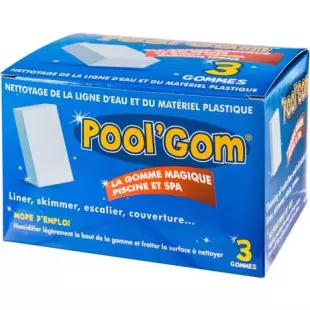 "Pool Gom" Nettoyage de la ligne d'eau et du matériel plastique