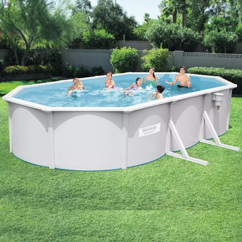 Kit Piscine Rectangulaire Hors Sol 4,04x2,01x1 M Hawi : le pack de 66870 g  à Prix Carrefour