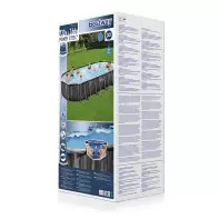 Piscine tubulaire Bestway 7,32 m x 3,66m x 1,22m filtre à cartouche