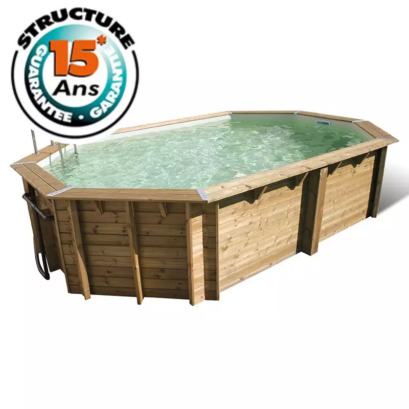 Piscine bois Nortland Ocea Octogonale avec filtration