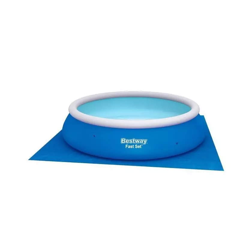 Tapis de sol carré Bestway 3,66m pour piscine hors sol