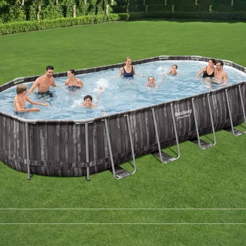 Piscine tubulaire Bestway 7,32 m x 3,66m x 1,22m filtre à cartouche