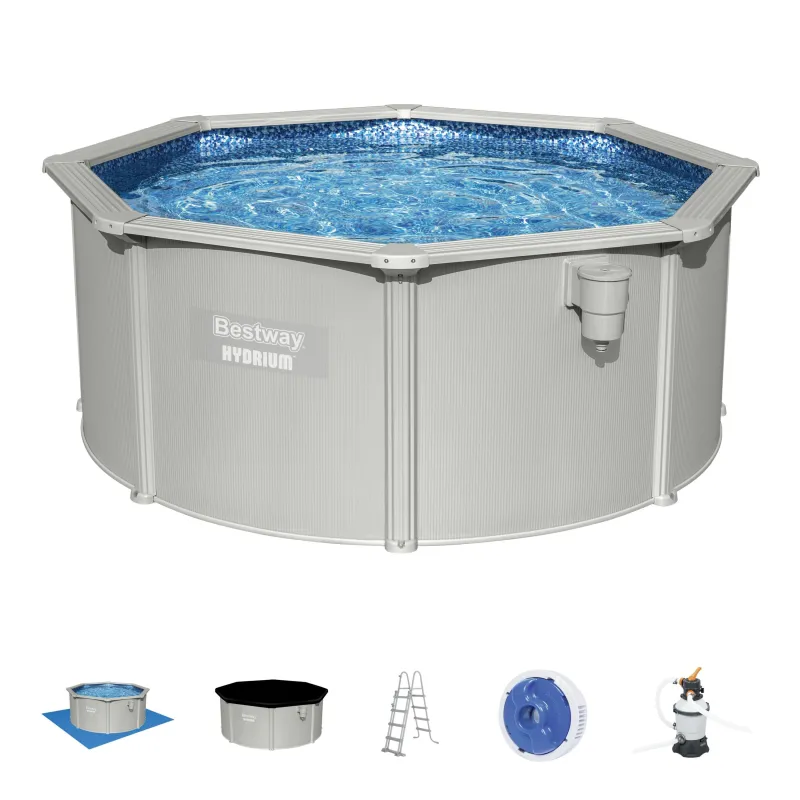 Piscine hors sol avec filtre à sable Bestway 3.00 X 1.20M - Ronde Acier