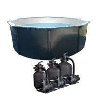 Piscine ronde - Filtration sable 130cm