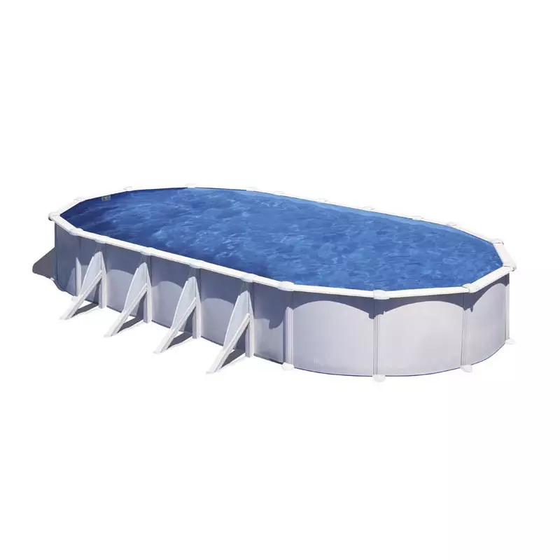 Piscine Ovale Acier Hors sol Gre - 915 x 470 x H 132 cm