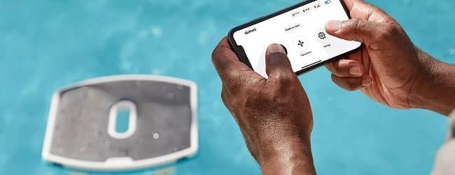 Image du robot avec l'application