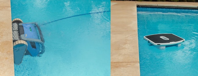 Image du robot de surface et d'un robot de piscine