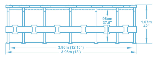 Schéma piscine Bestway