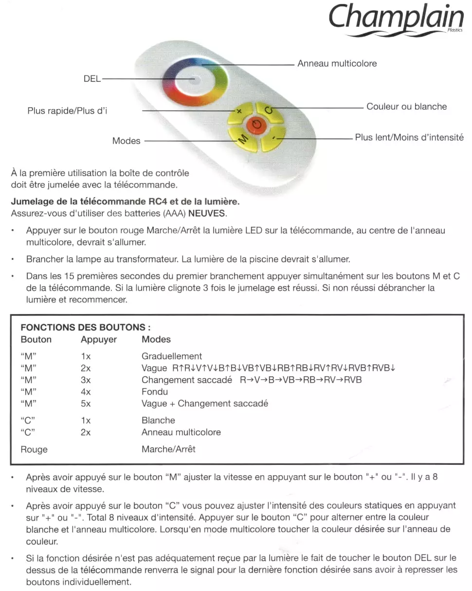 Principe de fonctionnement