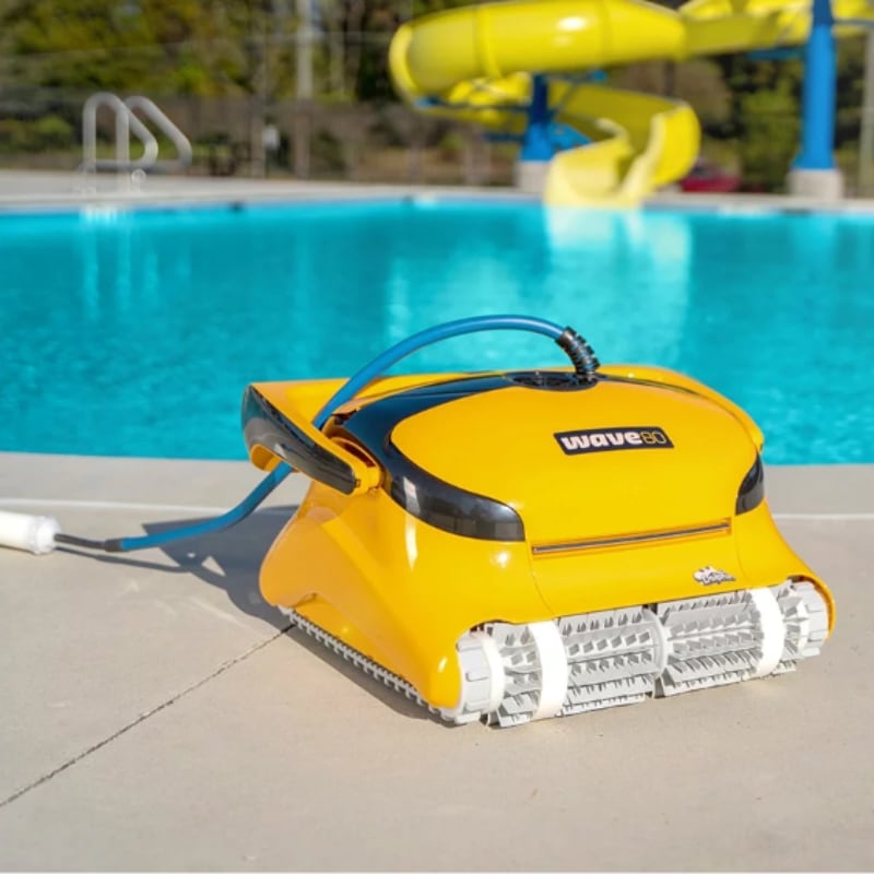 Robot piscine Dolphin - WAVE 80 - brosses combinées