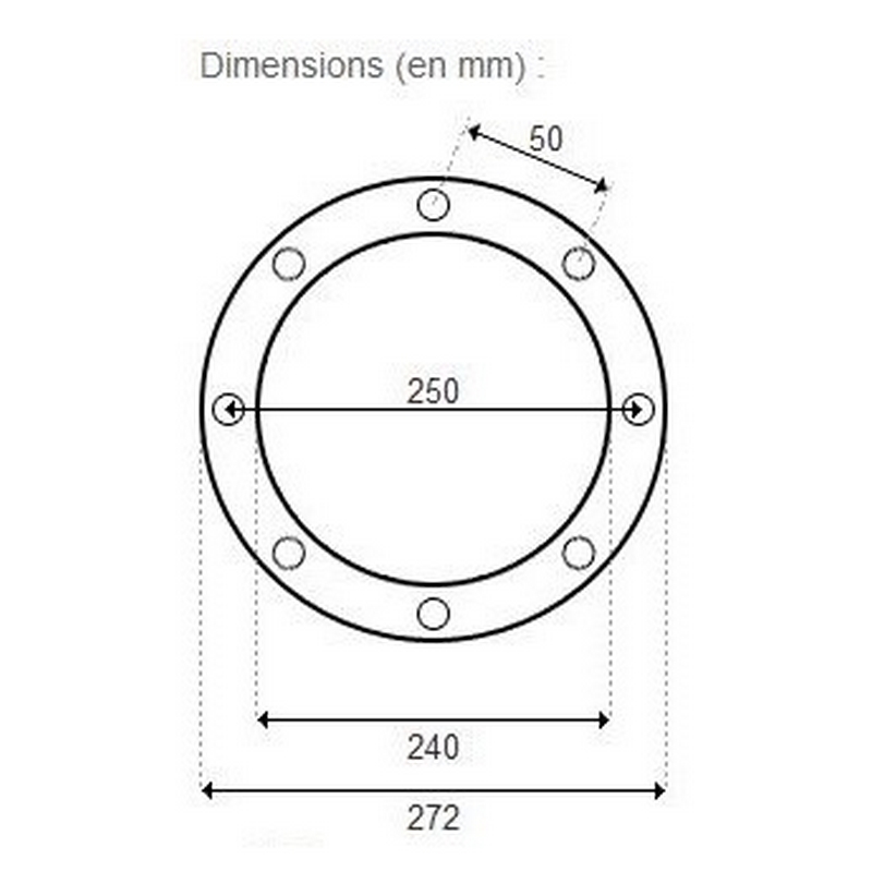 dimensions joint de bride