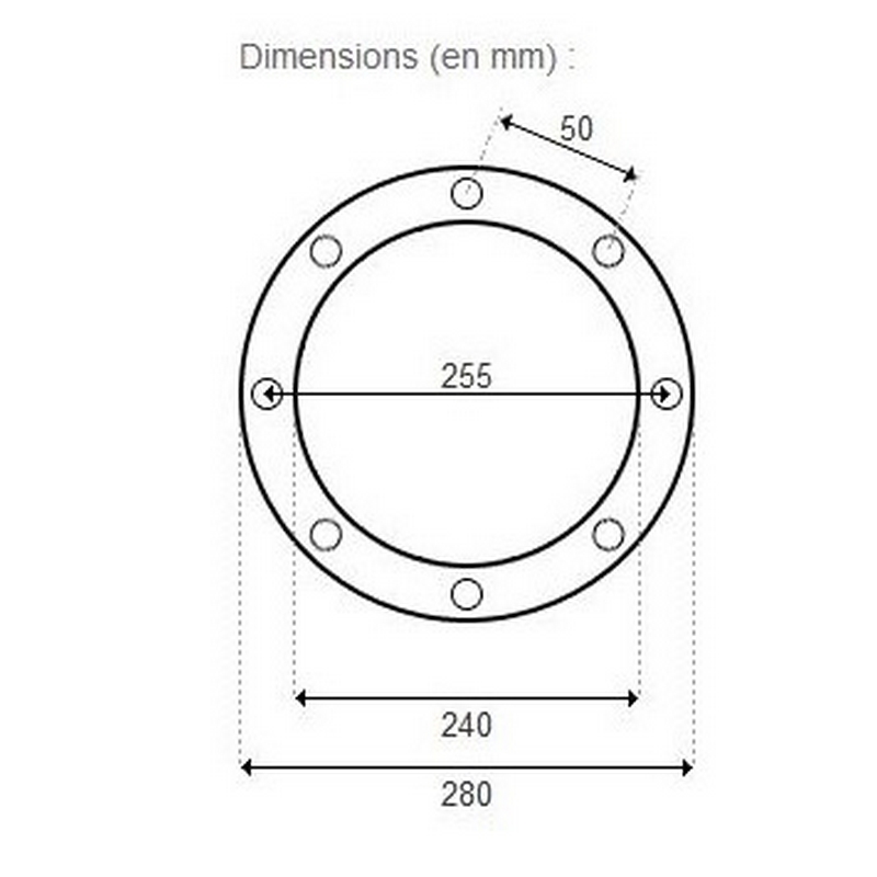 dimensions bride projecteuir astralpool