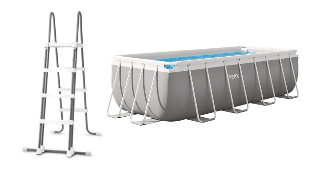 Piscine Intex Prism Frame echelle de sécurité