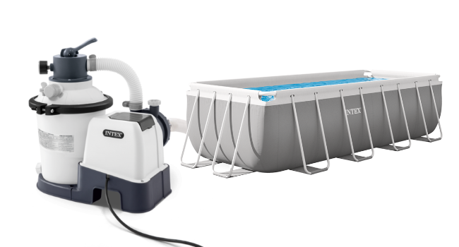 Piscine Intex Prism Frame filtration
