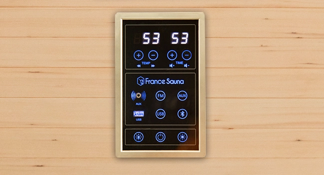 Panneau controle digital sauna Apollon Zyke