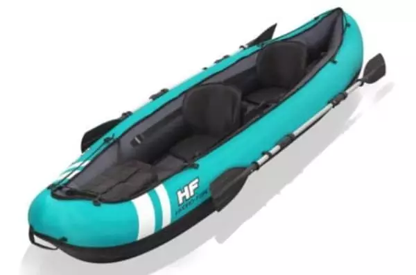 Photo du kayak hors de l'eau